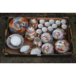 A Japanese eggshell porcelain part tea and coffee service.