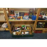 Diecast: a large quantity of boxed and unboxed diecast vehicles, various makers, ages and condition.