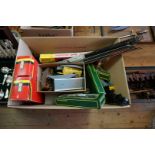 Railway: two boxes of OO gauge railway, to include items by Replica Railways; buildings; track;