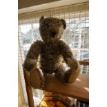 Steiff: Charles 1928, a limited edition 24" mohair bear with growler, from the American Heritage