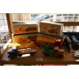 Dinky: a group of four vintage diecast Dinky vehicles, comprising: 430 Breakdown Lorry; 531