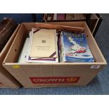 EPHEMERA: a quantity in one box, to include mid-c20 programmes for Trooping of the Colour, humour,