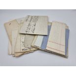 CHICHESTER: Franklin Place: small collection of 16 vellum and paper documents related, 1838-1930s