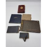 SKETCHBOOKS & COMMONPLACE BOOKS: a group of 5 small format commonplace books and sketchbooks, 19th-