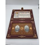 ILLUMINATED ADDRESS: a fine illuminated address by W Williams of Sheffield, 1897, presented to one C