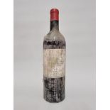 A 75cl bottle of Chateau Margaux 1952.
