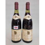 Two 75cl bottles of Hermitage, 1974, Parisot. (2)