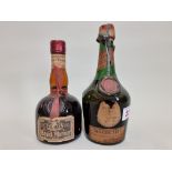 An old half bottle of DOM Benedictine, probably 1950s bottling; together with a small old bottle