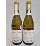 Two 75cl bottles of Chateauneuf du Pape blanc, 1996, Chateau de Beaucastel. (2)