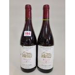 Two 75cl bottles of Rully Les Quatre Vignes, 1995, Dom Michel Briday. (2)