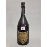 A 75cl bottle of Moet et Chandon 'Dom Perignon' 1983 vintage champagne.