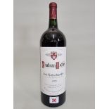 A 150cl magnum bottle of Chateau Rozier, 2005, Grand Cru St Emilion.