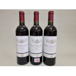 Three 75cl bottles of Chateau Hauchat la Rose, 2000, Cotes de Blaye. (3)
