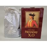 A 70cl bottle of Hennessy XO cognac, 1990s bottling, in sealed bag and oc.