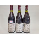 Three 75cl bottles of Hospices de Beaune, 1983, cuvee Rousseau-Deslandes. (3)