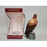 A 75cl Whyte & Mackay Royal Doulton 'Golden Eagle' whisky decanter, with contents, in oc.