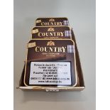 Cigars: Three tins of 20 Neo 'Country' cigars. (3)