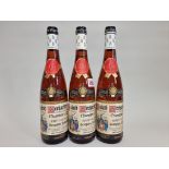 Three 75cl bottles of Niersteiner Hergottstroppfchen Auslese, 1967, Gerhardt. (3)