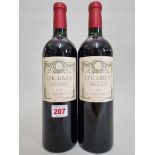 Two 75cl bottles of Chateau Martinat-Epicurea, 2000, Cotes de Bourg. (2)