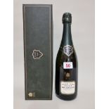 A 75cl bottle of Bollinger 1990 'Grande Annee' vintage champagne, in box.