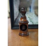 A 19th century treen nutcracker, 10cm high.