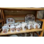 A collection of Victoria and later royal commemorative pottery and porcelain. (20)