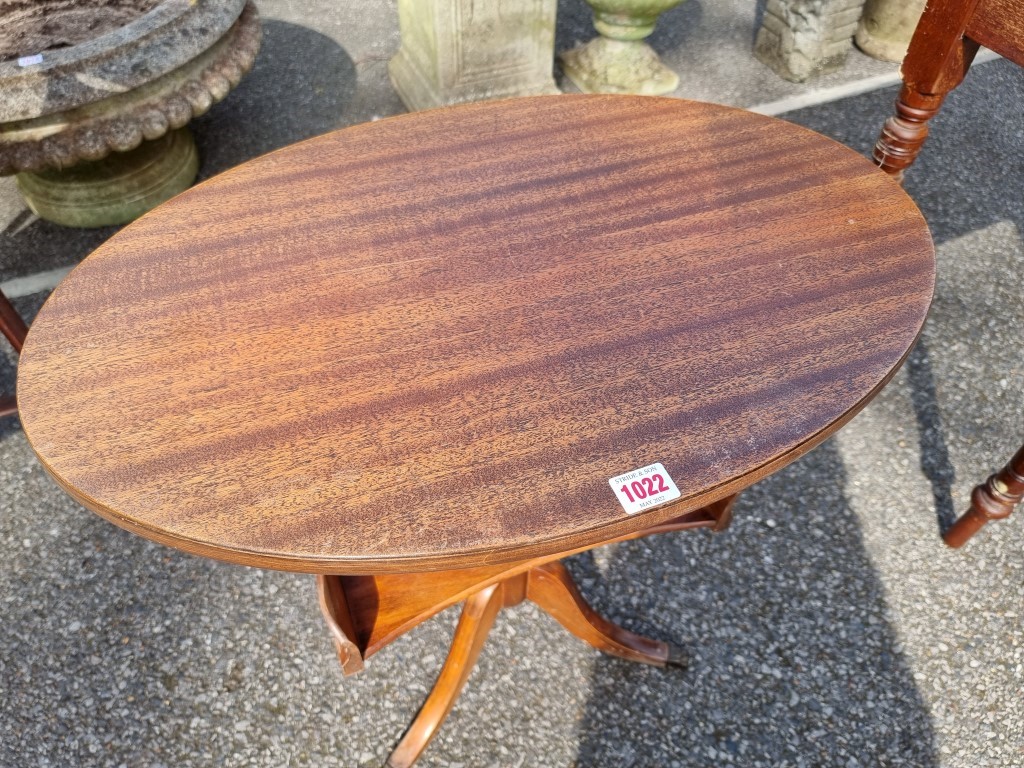A reproduction two tier occasional table. - Image 2 of 2