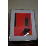 Derrick Greaves, 'Abstract Painting with Fruit', signed, dated 79 and numbered 55/200,