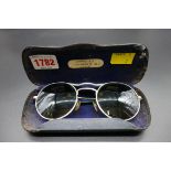 A pair of pilot's flying glasses, 22G/1399 Type G , large, in original case.