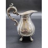 A Swedish white metal milk jug, by C B, 1901, 13cm high.
