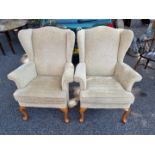 A pair of Parker Knoll armchairs.