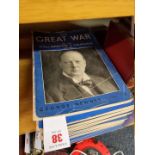 CHURCHILL (Winston): 'The Great War': London, George Newnes (1933): 26 original parts, pub. blue