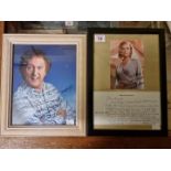 HONOR BLACKMAN: AUTOGRAPHED PHOTOGRAPH: a colour photograph signed by the actress in black ink to