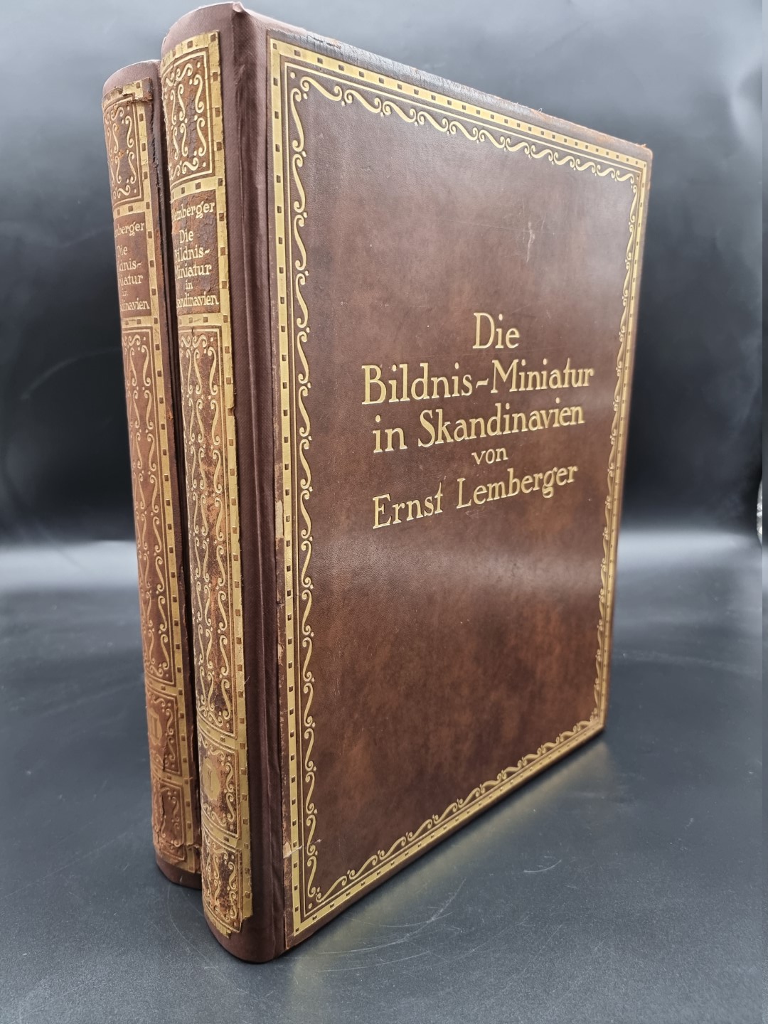 SCANDINAVIAN MINIATURES: Lemberger (Ernst): 'Die Bildnis-Miniatur in Skandinavien': Berlin, 1912: