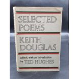 INSCRIBED FROM TED HUGHES TO HENRY WILLIAMSON: DOUGLAS (Keith) 'Selected Poems'...edited, with an