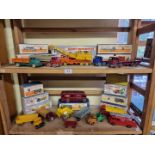 Dinky: a collection of vintage Dinky toys, to include Nos: 972, 921, 922, 505, 581, all boxed,