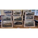 Atlas Editions: a collection of nineteen boxed military vehicles.