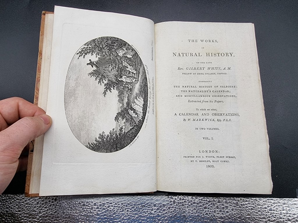 WHITE (Gilbert): 'The Natural History and Antiquities of Selborne in the County of Southampton..', - Bild 5 aus 8