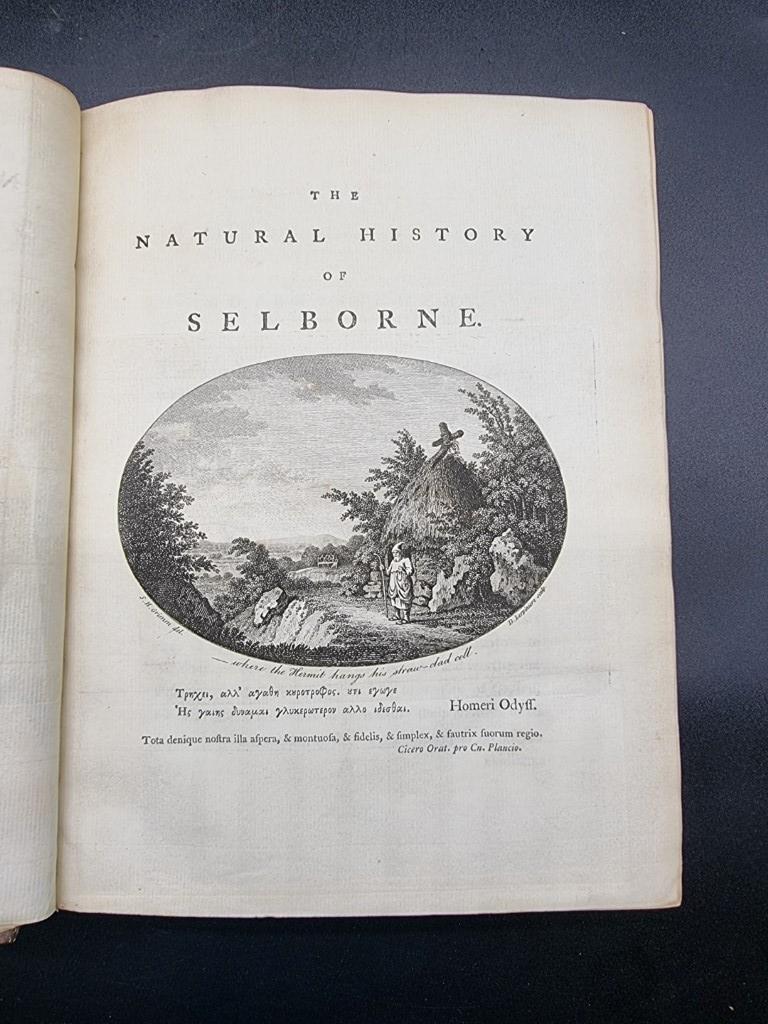 WHITE (Gilbert): 'The Natural History and Antiquities of Selborne, in the County of - Bild 6 aus 6