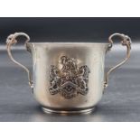 Worshipful Company of Grocers: a Victorian silver twin handled cup, by Walter Walker & Brownfield