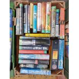 Books: a large quantity of science fiction publications. (four boxes)