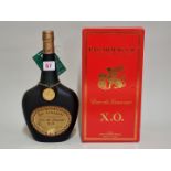 A 70cl bottle of Duc de Loussac XO armagnac, in oc.