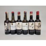 Six half bottles of Tres Cortados Sherry, Antonio de la Riva, 1940s bottling. (6)