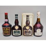 Three 70cl bottles of liqueur, comprising: Creme de Grand Marnier, in oc; Tia Maria; and
