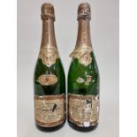 Two 75cl bottles of Laurent Perrier 1982 vintage champagne. (2)