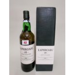 A 70cl bottle of Laphroaig 15 year old whisky, in oc.
