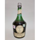 A 23 3/4 fl.oz. bottle of DOM Benedictine liqueur, circa 1960s/70s bottling.