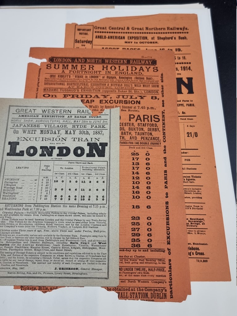 RAILWAYS: collection of approx 75 items of printed ephemera, largely relating to railways, late - Image 6 of 10