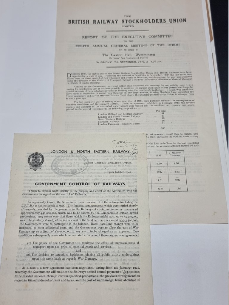 RAILWAYS: collection of approx 75 items of printed ephemera, largely relating to railways, late - Image 9 of 10