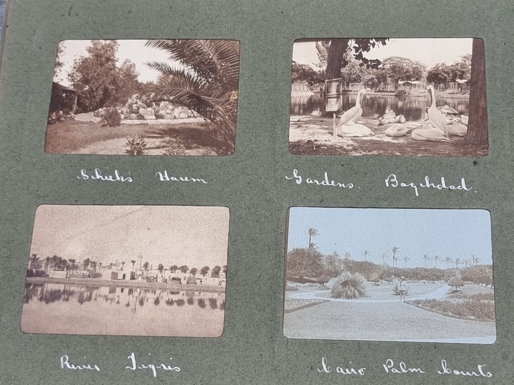 MIDDLE EAST: early postcard album including views of Baghdad: plus a snapshot album containing views - Image 6 of 15